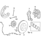 Mercedes Wheel Bearing Assembly - Genuine Mercedes 1673340300