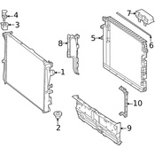 Mercedes Radiator - Genuine Mercedes 1675006301