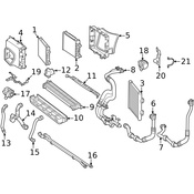 Mercedes Engine Water Pump Bracket - Genuine Mercedes 1675010402