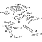 Mercedes Battery Cover - Genuine Mercedes 1676193700