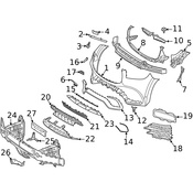 Mercedes Bumper Trim - Genuine Mercedes 1678855106