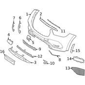Mercedes Grille - Genuine Mercedes 1678857403