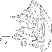 Mercedes Tail Light Assembly - Genuine Mercedes 1679060807