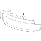 Mercedes Turn Signal Light Assembly - Genuine Mercedes 1708201721