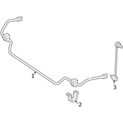 Mercedes Suspension Stabilizer Bar - Genuine Mercedes 1713235965