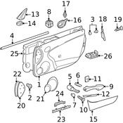 Mercedes Door Edge Guard - Genuine Mercedes 1717280121