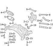 Mercedes Suspension Control Arm -  Genuine Mercedes 1723500106