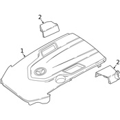 Mercedes Engine Cover - Genuine Mercedes 1760100502