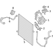 Mercedes Intercooler Bracket - Genuine Mercedes 1760900000
