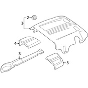 Mercedes Engine Cover - Genuine Mercedes 177016310064