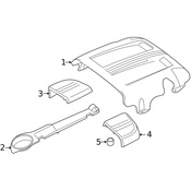Mercedes Engine Cover - Genuine Mercedes 177016330064