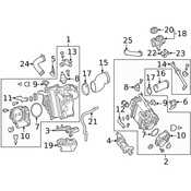 Mercedes Intercooler Bracket - Genuine Mercedes 1770902741