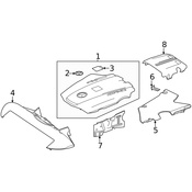 Mercedes Engine Cover - Genuine Mercedes 1771501375