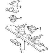 Mercedes Engine Mount Bracket - Genuine Mercedes 1772230404