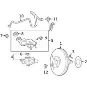 Mercedes Power Brake Booster -  Genuine Mercedes 1774307900