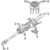 Mercedes Steering Column - Genuine Mercedes 1774602900