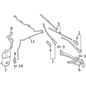 Mercedes Washer Fluid Reservoir - Genuine Mercedes 1778690100