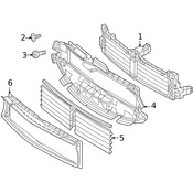 Mercedes Radiator Shutter Assembly - Genuine Mercedes 1778809002