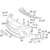 Mercedes Bumper Trim - Genuine Mercedes 1778857203649999