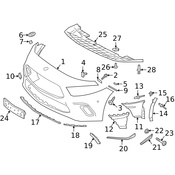 Mercedes License Plate Bracket - Genuine Mercedes 1778858104