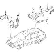 Mercedes Headlight Level Sensor Strut Support - Genuine Mercedes 2023200232