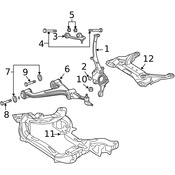 Mercedes Steering Tie Rod Washer - Genuine Mercedes 2023330476