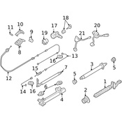 Mercedes Steering Column Tube - Genuine Mercedes 2024600616