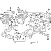 Mercedes Battery Tray - Genuine Mercedes 2026100073