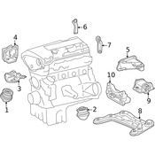 Mercedes Engine Mount - Genuine Mercedes 203241111364