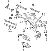 Mercedes Suspension Knuckle - Genuine Mercedes 2033503908