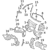 Mercedes Cowl Panel Drain Hose - Genuine Mercedes 2036281469