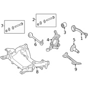 Mercedes Steering Knuckle - Genuine Mercedes 2043324101