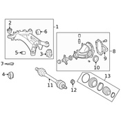 Mercedes Suspension Crossmember Insulator -  Genuine Mercedes 2043500275