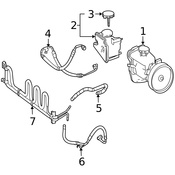 Mercedes Power Steering Cooler - Genuine Mercedes 2044600143