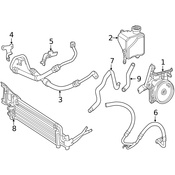 Mercedes Transmission Oil Cooler - Genuine Mercedes 204500100164