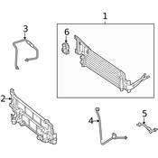 Mercedes Auto Trans Oil Cooler Hose Assembly - Genuine Mercedes 2045200250