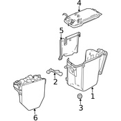 Mercedes Fuse Box Cover - Genuine Mercedes 204540008264