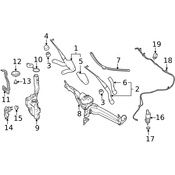 Mercedes Windshield Wiper Arm Cover - Genuine Mercedes 2048320241