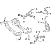 Mercedes Suspension Control Arm -  Genuine Mercedes 2053301305