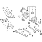 Mercedes Suspension Control Arm -  Genuine Mercedes 2053503014