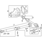 Mercedes Drive Shaft Flex Joint - Genuine Mercedes 205411490065