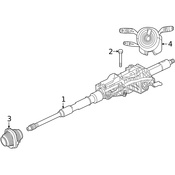 Mercedes Steering Column - Genuine Mercedes 2054608701