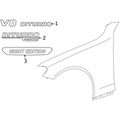 Mercedes Fender Emblem - Genuine Mercedes 2058172601