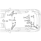 Mercedes Wiring Harness Connector - Genuine Mercedes 2059058001