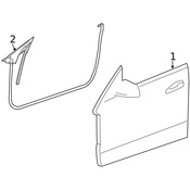 Mercedes Door Seal - Genuine Mercedes 2077270287