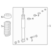 Mercedes Shock Absorber - Genuine Mercedes 2083260400