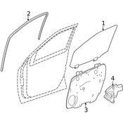 Mercedes Window Regulator - Genuine Mercedes 2517201679
