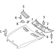 Mercedes HVAC Sun Sensor - Genuine Mercedes 2118701310
