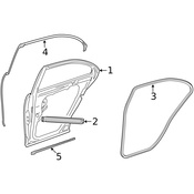Mercedes Door Seal - Genuine Mercedes 2217300778