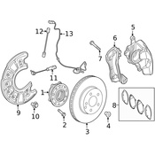 Mercedes Brake Hydraulic Hose -  Genuine Mercedes 2534200148